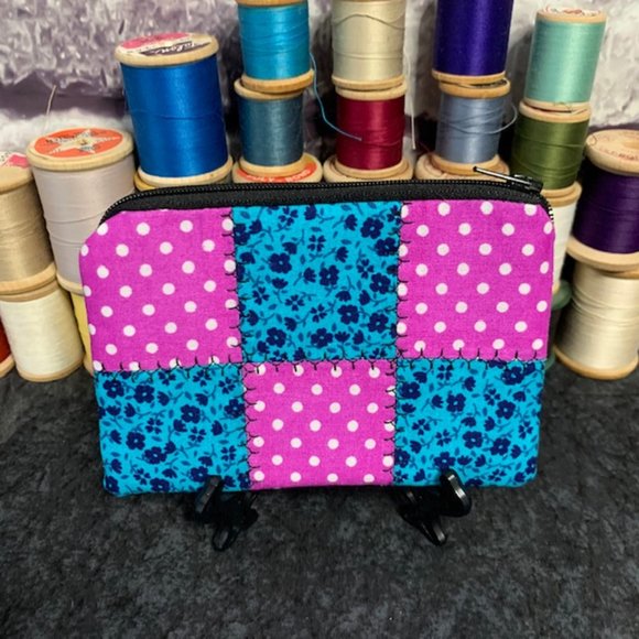 Quilted Wallet/Coin Pouch - Picture 3 of 7